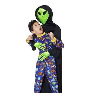 Alien Abduction Child Costume Inflatable